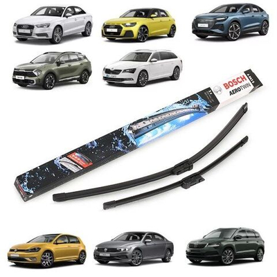 Щетки стеклоочистителя BOSCH для Passat, Golf, Superb, Karoq, A3, Sportage