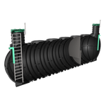 Подземный жироуловитель  Мультпласт 35000 л.(9150x2400x2400см;1325кг;) - арт.561626