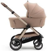 Коляска Agex Prima Pro 3 в 1 с автокреслом i-Team ATG080 Grey APP232 Beige (Бежевый)