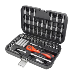 Набор инструментов 56пр 1/4''(6гр) (4-14мм, Е4-Е10) DISEN DS-2571-5