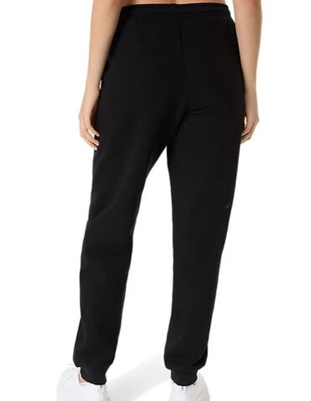 Женские теннисные брюки Asics Logo Fleece - performance black