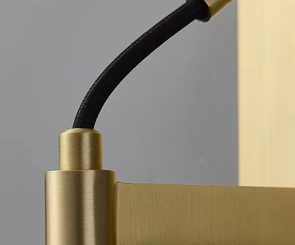 Настенный светильник 8960-1W brass/clear