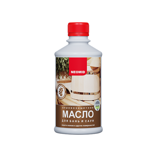 Масло деревозащитное NEOMID Sauna Oil 0,5 л бесцветное