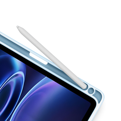 Чехол книжка синего цвета для планшета Xiaomi Redmi Pad 2 и Poco Pad C1, серия Toby Series от Dux Ducis