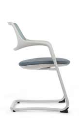 Кресло Scroll SF HY-813B Голубой/Серый