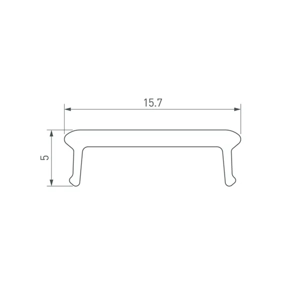 Экран призматический LINE-W16-2000 BLACK (Arlight, Пластик) 063965