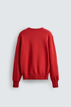 ZARA HARRY LAMBERT X DISNEY ТОЛСТОВКА С ПРИНТОМ, КРАСНЫЙ