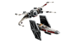 Конструктор Лего Звёздные войны TIE-истребитель и гибрид X-Wing 75393 | LEGO Star Wars Fighter Mash-up 1063 детали 9+