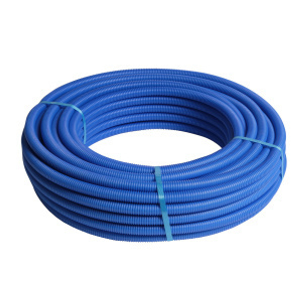 Труба Standard в синей гофре, PEXc-AL-PEXc ф20х2, бухта 50 метров Henco