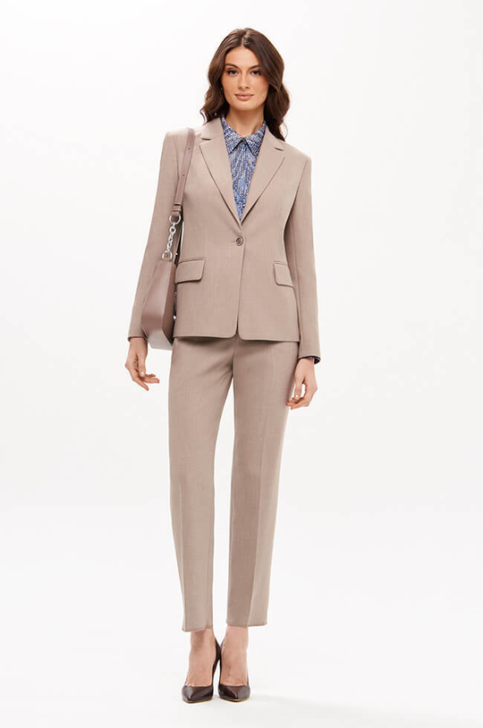 1938 Жакет женский (пепельно-бежевый)