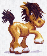 "Пони"-1534 канва с рисунком