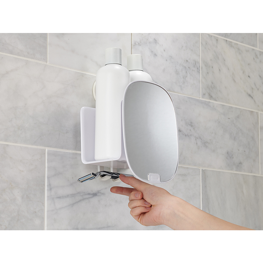 Органайзер для душа с зеркалом easystore, белый