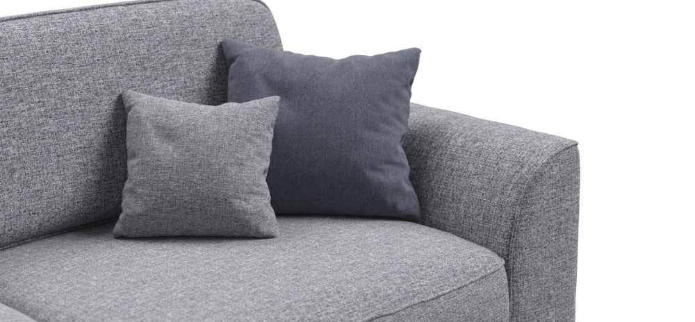 Диван Кинг Макс Рогожка Венто серый