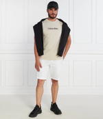 Футболка DOUBLE FLOCK LOGO Calvin Klein - бежевый(K10K111838)