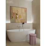 Столик приставной vivlend, D34 см, сиреневый