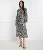 Платье с ремешком animal print Karl Lagerfeld - черный(240W1300)