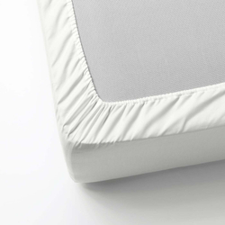 IKEA NATTJASMIN  (ИКЕА НАТТЙАСМИН)  -  Простыня на резинке, белая, 180x200 см