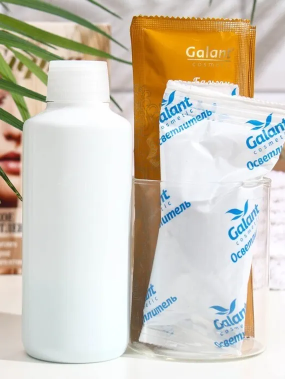 Мягкое осветление Supra с натуральным маслом, экстрактом белого льна, витаминами A, E, F