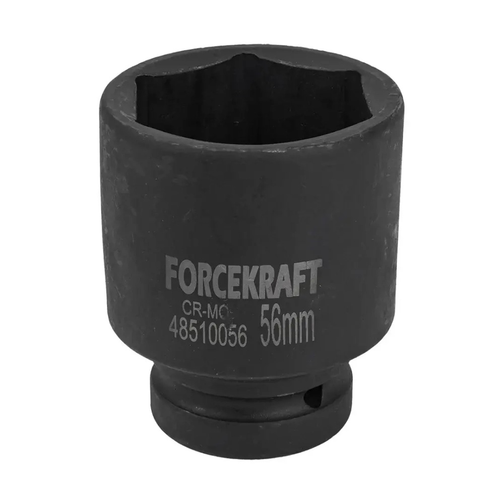 Головка ударная глубокая 1'', 56мм (6гр) FORCEKRAFT FK-48510056