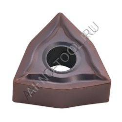 Пластина твердосплавная ISO WNMG060404-MFA APM20B AHNO по жаропроч. и нерж.стали, получистовая