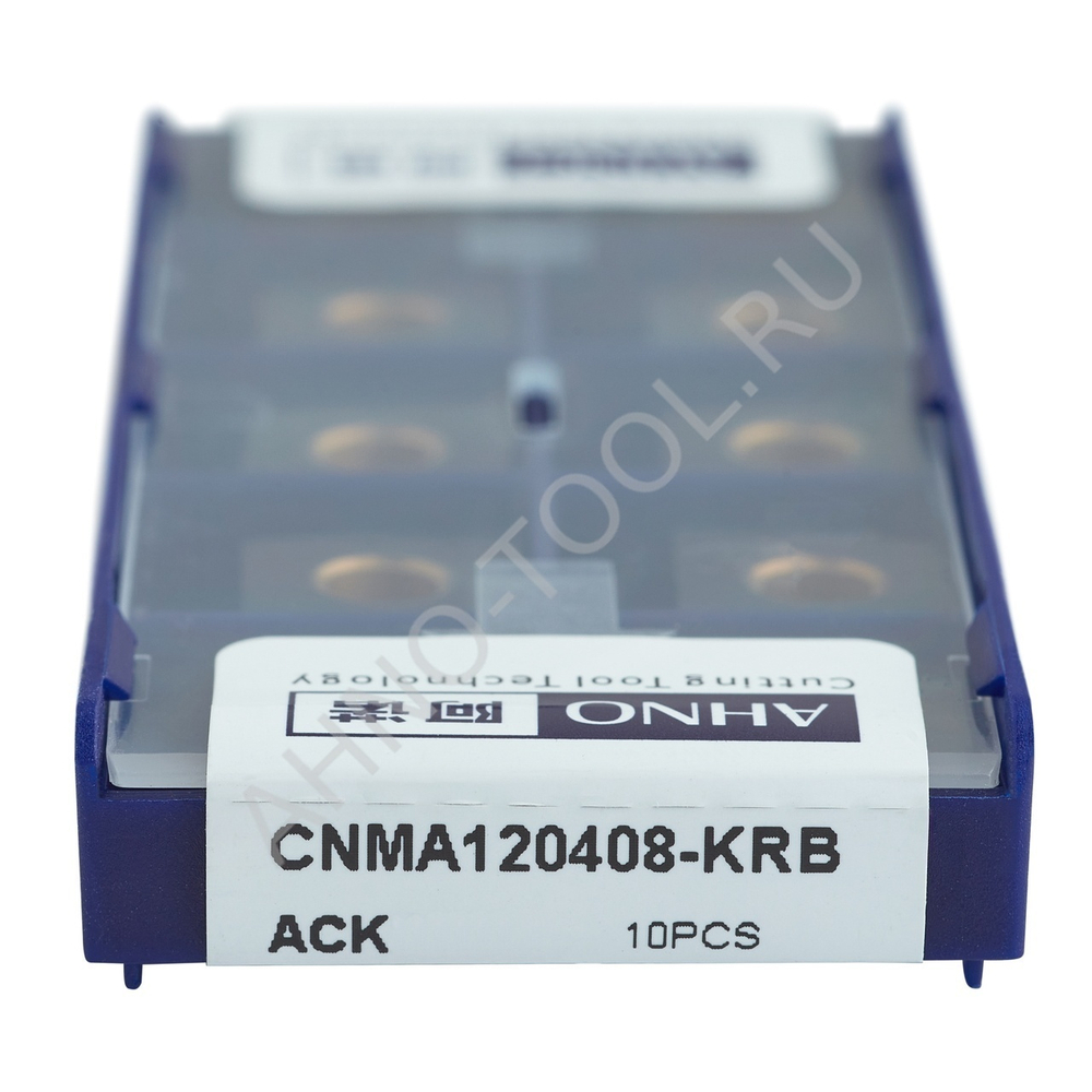 Пластина твердосплавная ISO CNMA120408-KRB ACK10E AHNO по чугуну, чистовая