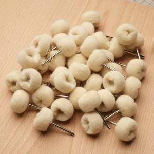 Насадка для дремеля // Мягкий войлочный шарик