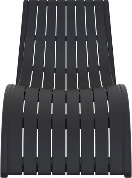 Шезлонг Slim черный