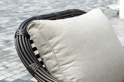 "Ницца" лаунж-зона из искусственного ротанга, цвет бронзовый