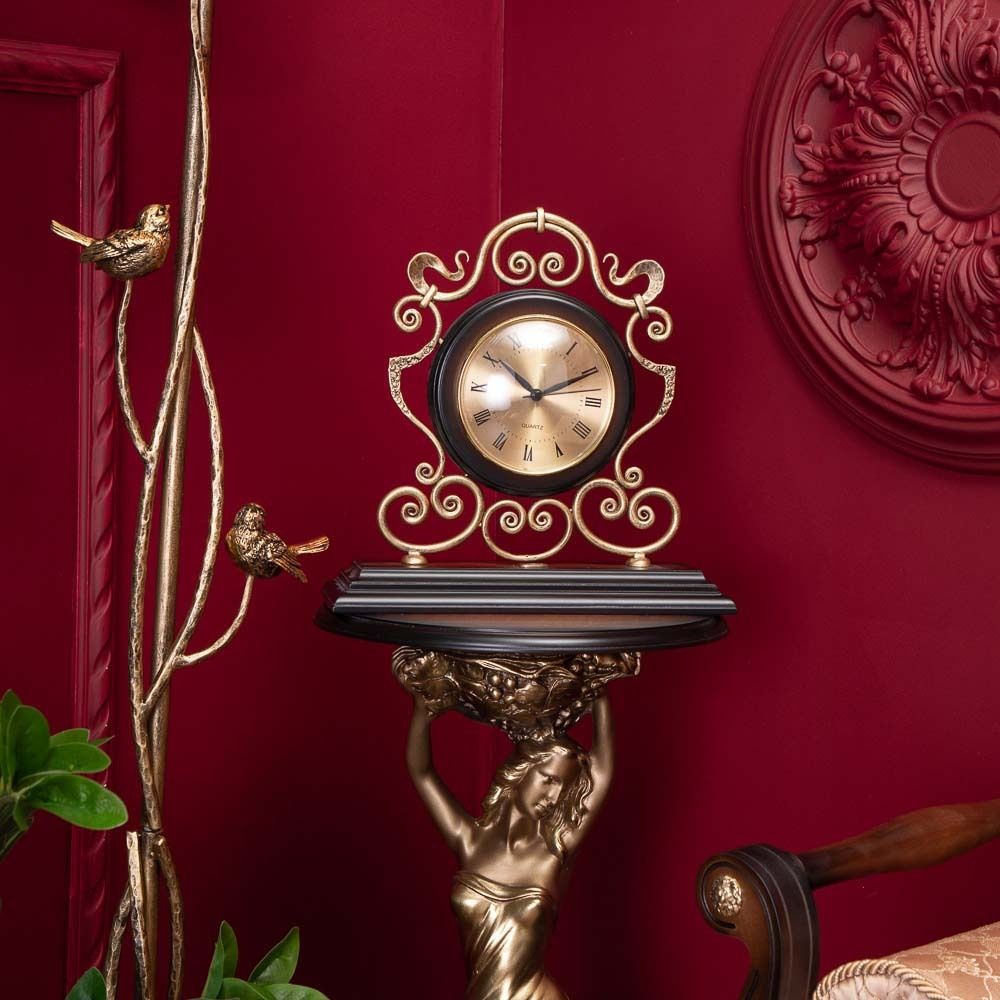 Часы настольные Аделаида Бронза