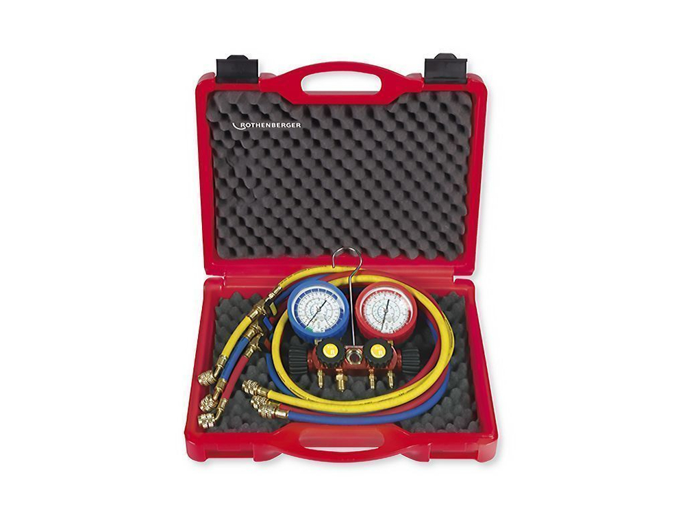 Набор I с 4-х позиционным манометрическим коллектором Rothenberger Standard 2,8 (170606)