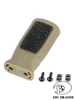 Рукоятка на цевьё Big Dragon M-LOK Vertical Grip (BD9369DEB). Desert/Black