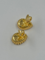 Клипсы с фиолетовыми кристаллами Christian Dior