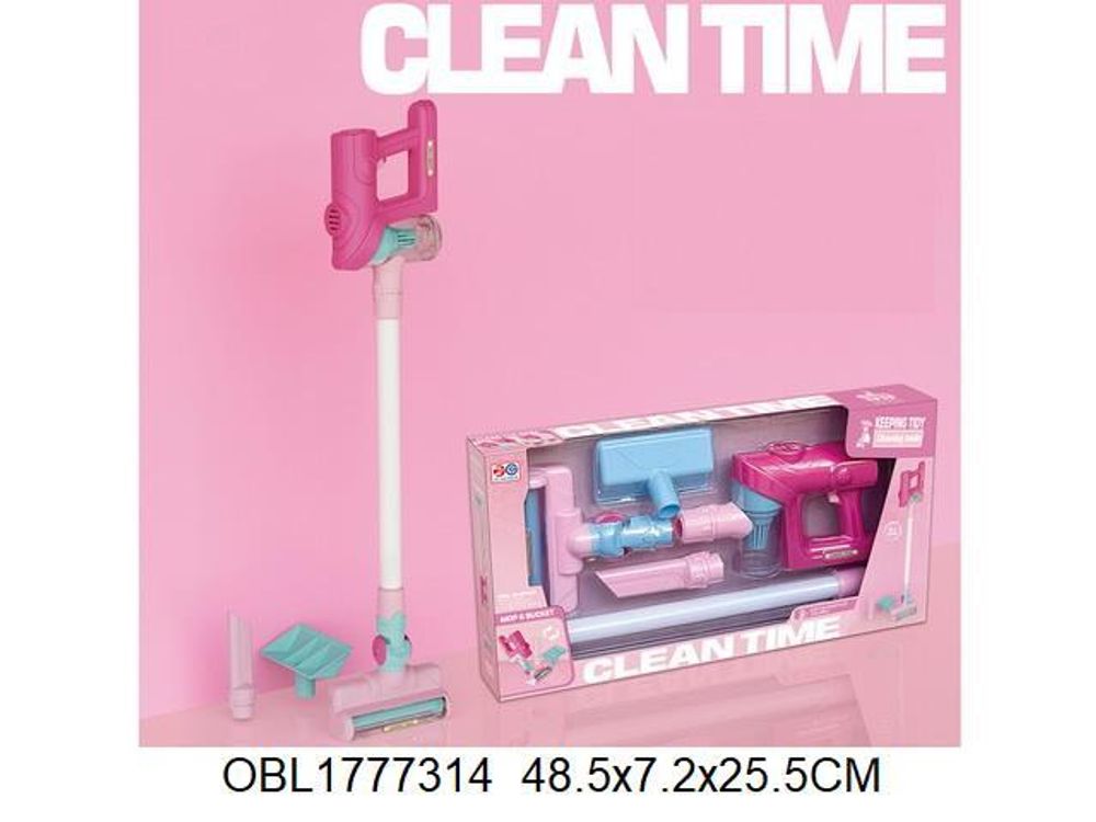 Пылесос вертикальный, с насадками, свет, коробка 137-20