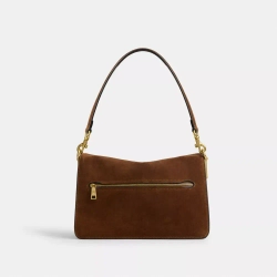 COACH СУМКА ЧЕРЕЗ ПЛЕЧО TABBY CHAIN, КОРИЧНЕВЫЙ