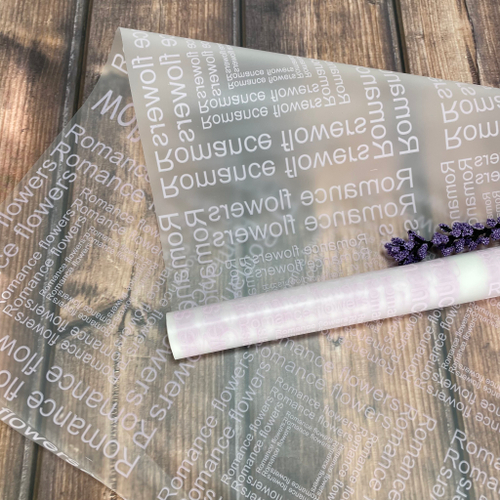 Пленка матовая с рисунком "CartaPack" Романс Пудра