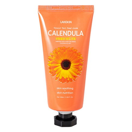 LanSkin Крем для рук Calendula, успокаивающий, с экстрактом календулы, 100 мл