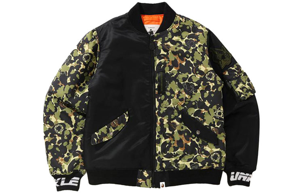 A Bathing Ape X Unkle Mwa Camo Ma 1 Куртка