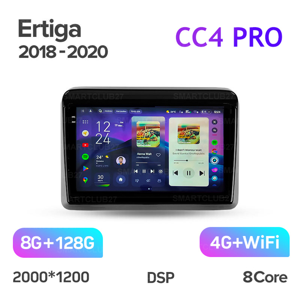 Teyes CC4 Pro 9" для Suzuki Ertiga 2018-2020