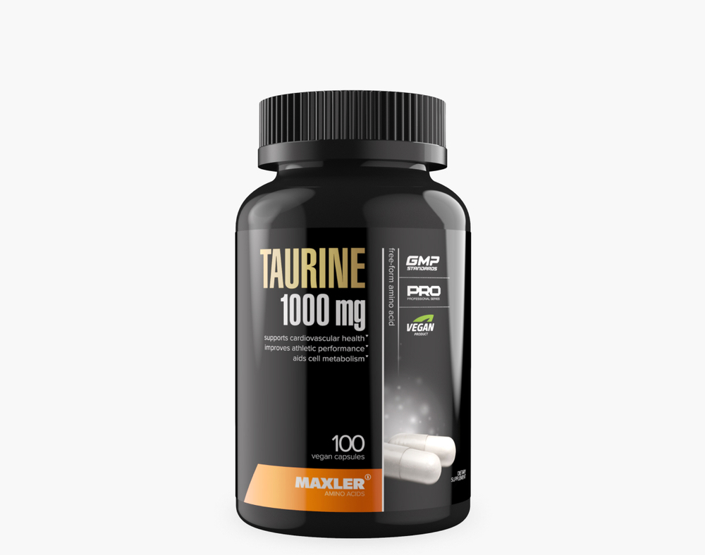 Maxler Taurine 1000 мг 100 веганских капсул