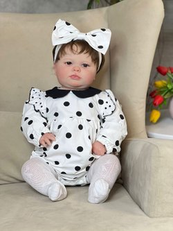 Кукла Реборн мягконабивная 60см в пакете (FA-036)