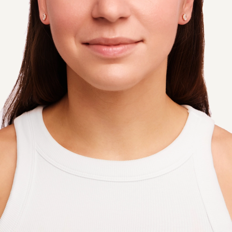 Серьги Классический Овал, Размер 5, Золото