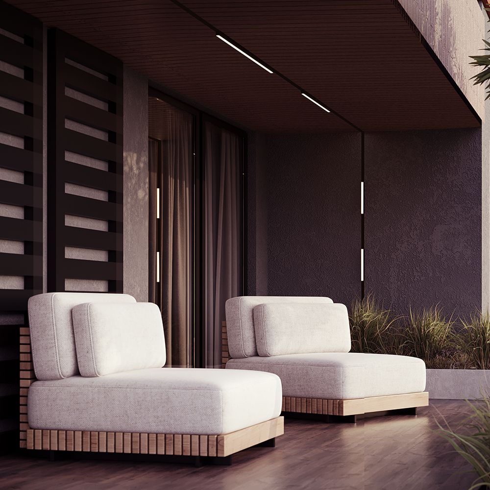 Уличный трековый мангитный светодиодный светильник Maytoni Exility IP   O-TR02-1-S-24WB4K