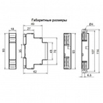Реле времени РВО-26 ACDC24-240В 0,1с - 9,9мин УХЛ4 на DIN-рейку Меандр 4640016930685