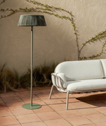 Уличный 3-х местный диван Joncols из алюминия цвета таупе, 225 см