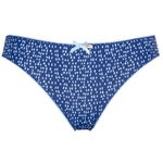 Набор из 3 сине-голубых трусиков-слип Olivia (Размер: L) (Цвет: синий с голубым)