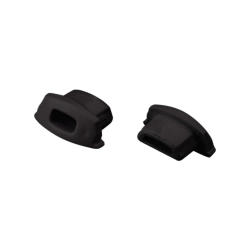 Заглушка ARH-BENT-W11 BLACK с отверстием (Arlight, Пластик) 039584