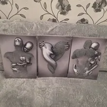 Модульная картина "Металлическая любовь"