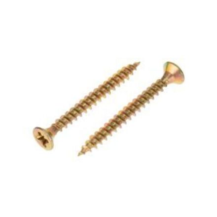 Саморез универсальный KRANZ 3.5х35, желтый цинк, пакет (50 шт./уп.)