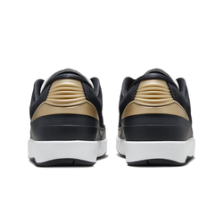 Кроссовки Air Jordan 2 Retro Low 'Black Metallic Gold' DX4401‑001