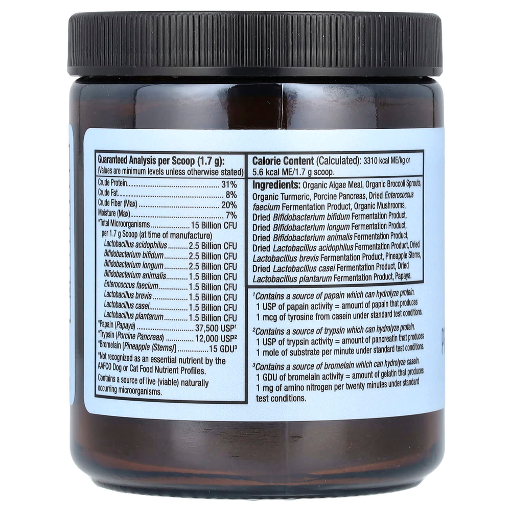 Dr. Mercola, Bark & Whiskers, пробиотики и ферменты, для собак и кошек, 102 г (3,59 унции)